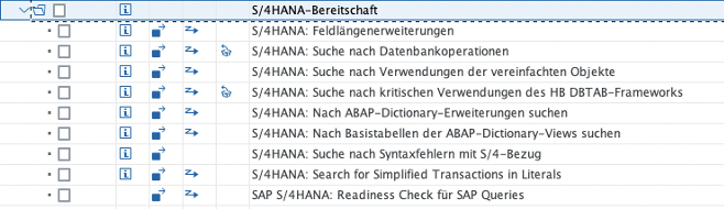 S/4HANA Readiness Prüfvariante